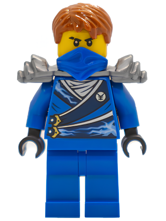 Минифигурка Lego Ninjago Jay (Techno Robe) - Rebooted, Flat Silver Shoulder Armor njo103 U